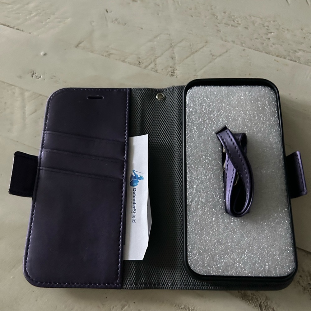 DefenderShield EMF Protection Dark Purple Phone Case Brand New, Screen 6 inches